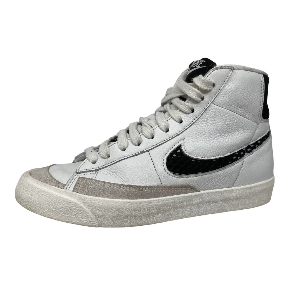Nike Blazer Mid 77 Sneakers Womens 7 1/2 White Leather 01:J.10.3